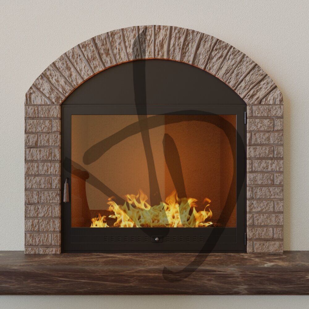 Kaminabschluss mit gebogenem Blech mit Innenmontage des Faches - Strutture Centinate