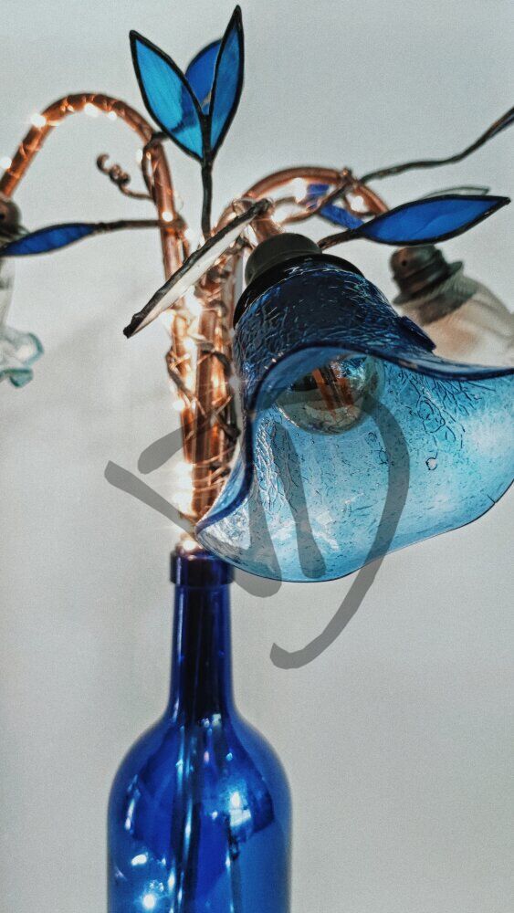 Maßgefertigte Produkte - Individuelle Lampen und Nachttischlampen - Designlampen aus Murano-Fusingglas - Lampade in vetrofusione di Murano di Design - 4 2