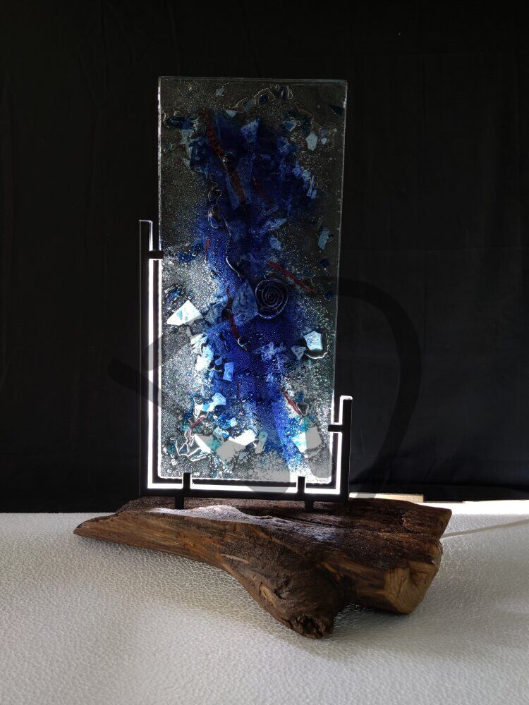 Maßgefertigte Produkte - Individuelle Lampen und Nachttischlampen - Designlampen aus Murano-Fusingglas - Lampade in vetrofusione di Murano di Design - 7