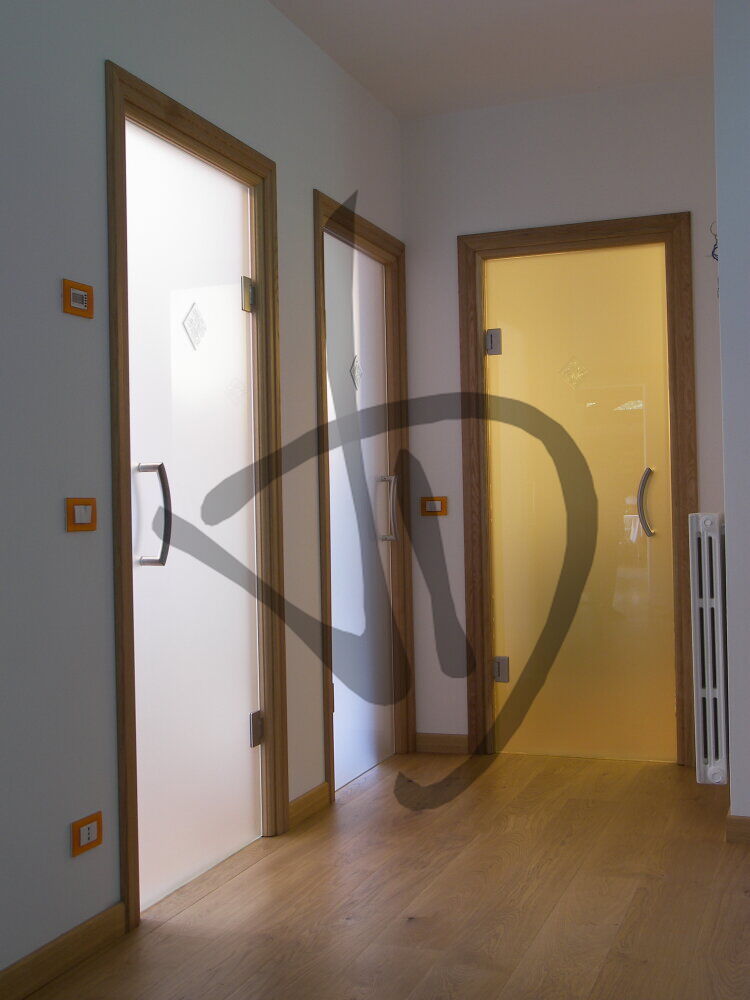 Maßgefertigte Produkte - Maßgefertigte Glastüren - Saloon-Türen - Porte saloon 4